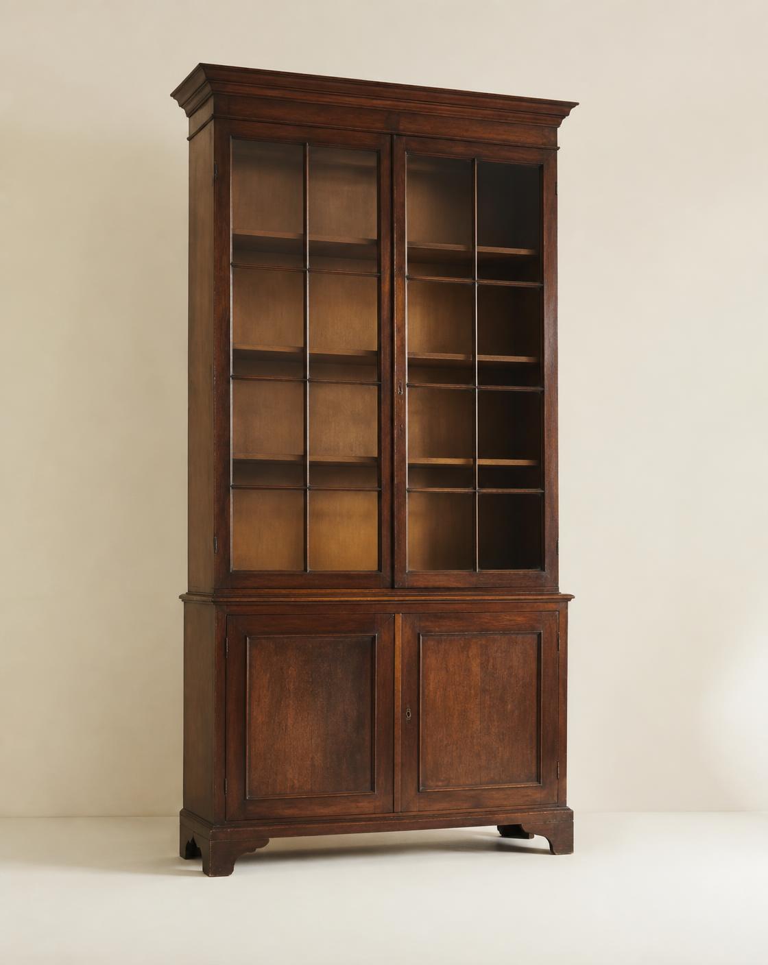 Bibliothèque flamande en chêne