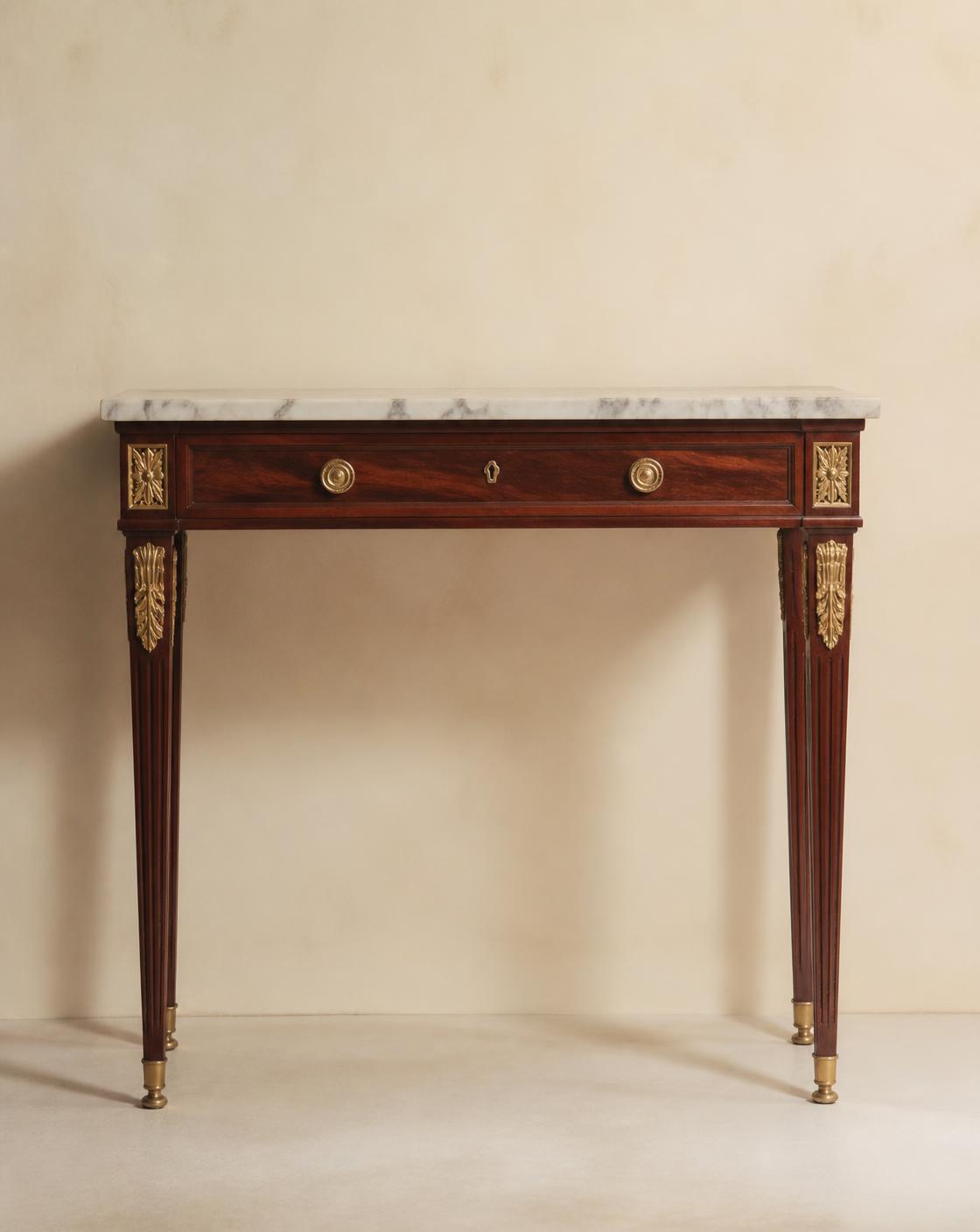 Console en marbre XIXe