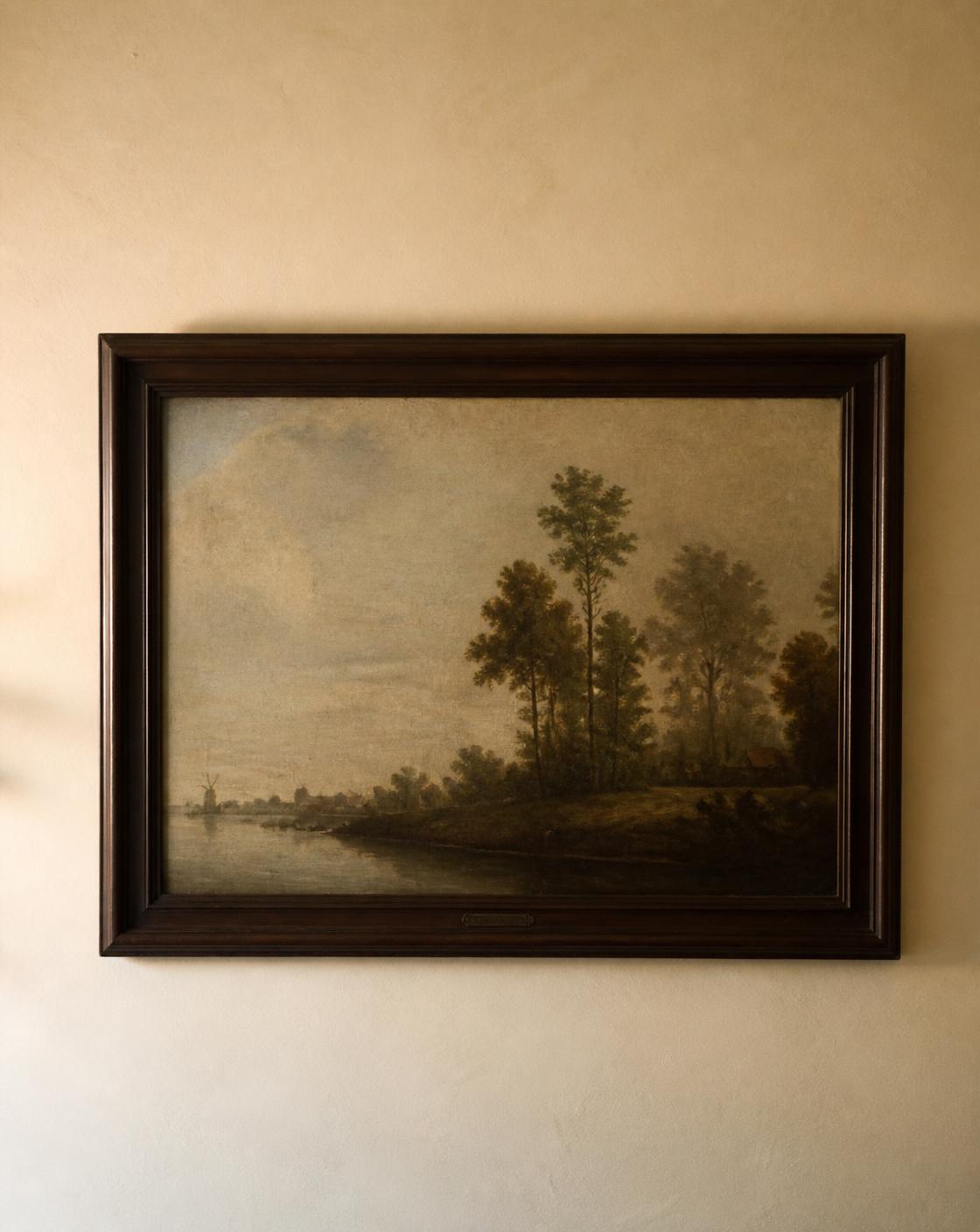 Paysage romantique XIXe